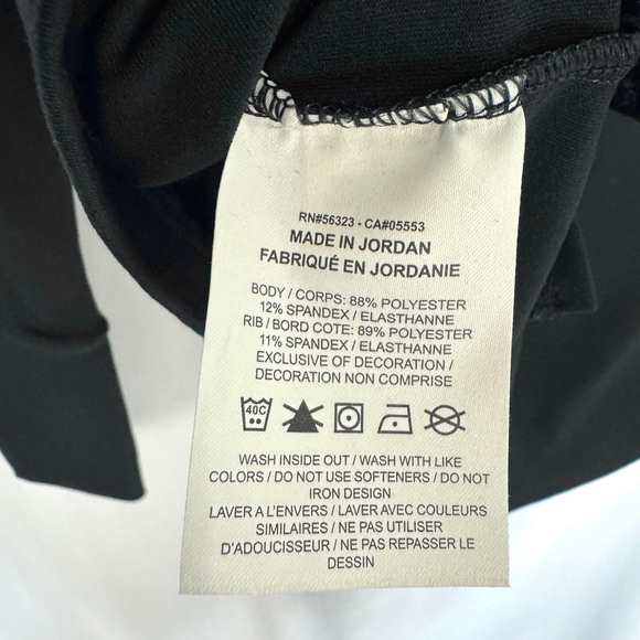 Nike Women’s Crew Neck Long Sleeve Quick Dry Active Jersey Shirt Black Medium - Picture 6 of 12